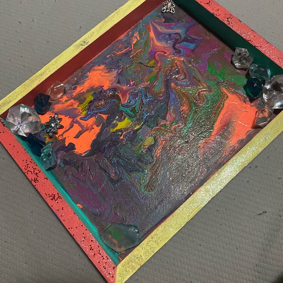 Hand Painted Trinket Tray - Picture 3 of 4